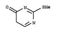 (9ci)-2-(甲基硫代)-4(5H)-嘧啶酮结构式_76455-84-0结构式