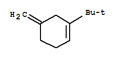 (9ci)-1-(1,1-二甲基乙基)-5-亚甲基-环己烯结构式_764654-24-2结构式