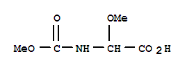 (9ci)-甲氧基[(甲氧基羰基)氨基]-乙酸结构式_765243-26-3结构式