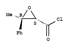 (9ci)-3-甲基-3-苯基-, 反式-环氧乙烷羰酰氯结构式_76527-42-9结构式
