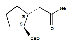 (1s,2r)-(9ci)-2-(2-氧代丙基)-环戊烷羧醛结构式_765288-07-1结构式