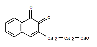 (9ci)-3,4-二氢-3,4-二氧代-2-萘丙醛结构式_765309-85-1结构式