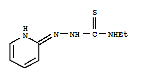 (9ci)-n-乙基-2-(2-吡啶)-肼硫代甲酰胺结构式_76572-78-6结构式