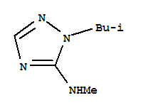 (9ci)-n-甲基-1-(2-甲基丙基)-1H-1,2,4-噻唑-5-胺结构式_765841-87-0结构式