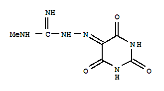 (9ci)-n-甲基-2-(四氢-2,4,6-三氧代-5(2H)-嘧啶)-肼羧酰胺结构式_765842-38-4结构式