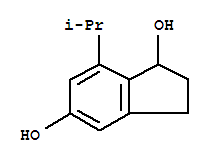 (9ci)-2,3-二氢-7-(1-甲基乙基)-1H-茚-1,5-二醇结构式_765913-95-9结构式