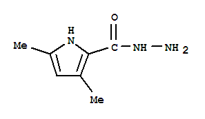 (9ci)-3,5-二甲基-1H-吡咯-2-羧酸肼结构式_765923-45-3结构式