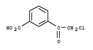 (9ci)-3-(氯乙酰基)-苯甲酸结构式_76597-78-9结构式