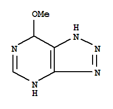 (9ci)-4,7-二氢-7-甲氧基-1H-1,2,3-噻唑并[4,5-d]嘧啶结构式_766446-61-1结构式