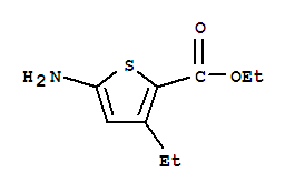 (9ci)-5-氨基-3-乙基-2-噻吩羧酸乙酯结构式_766480-43-7结构式