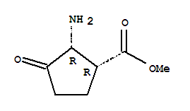 顺式-(9ci)-2-氨基-3-氧代-环戊烷羧酸甲酯结构式_766482-01-3结构式