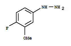 (9ci)-(4-氟-3-甲氧基苯基)-肼结构式_766498-29-7结构式