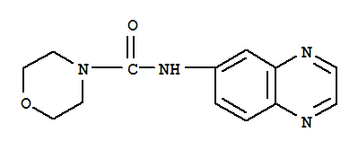 (9ci)-n-6-喹噁啉-4-吗啉羧酰胺结构式_766523-15-3结构式
