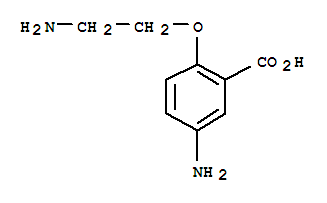 (9ci)-5-氨基-2-(2-氨基乙氧基)-苯甲酸结构式_766551-71-7结构式