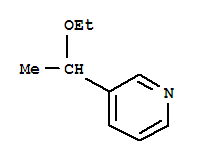 (5ci)-3-(1-乙氧基乙基)-吡啶结构式_767334-30-5结构式