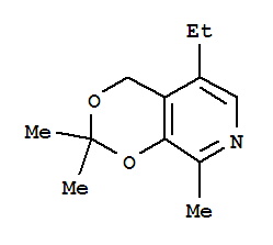 (9ci)-5-乙基-2,2,8-三甲基-4H-1,3-二噁英并[4,5-c]吡啶结构式_767569-06-2结构式