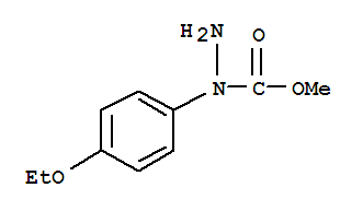 (9ci)-1-(4-乙氧基苯基)-肼羧酸甲酯结构式_767605-38-9结构式