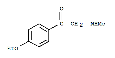 (9ci)-1-(4-乙氧基苯基)-2-(甲基氨基)-乙酮结构式_767610-31-1结构式