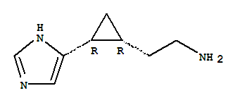 (1r,2r)-(9ci)-2-(1H-咪唑-4-基)-环丙烷乙胺结构式_767626-16-4结构式