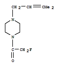 (9ci)-1-(氟乙酰基)-4-(3-甲基-2-丁烯)-哌嗪结构式_76825-94-0结构式