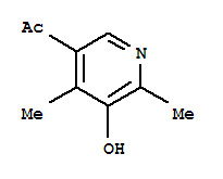 (9ci)-1-(5-羟基-4,6-二甲基-3-吡啶)-乙酮结构式_768303-23-7结构式
