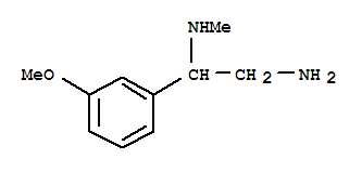 (9ci)-1-(3-甲氧基苯基)-n1-甲基-1,2-乙烷二胺结构式_768307-15-9结构式