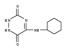 (9ci)-5-(环己基氨基)-1,2-二氢-1,2,4-三嗪-3,6-二酮结构式_769058-53-9结构式