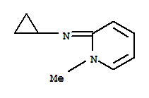Cyclopropanamine, n-(1-methyl-2(1h)-pyridinylidene)-(9ci) Structure