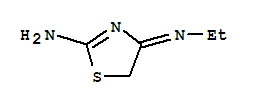 (9ci)-4-(乙基亚氨基)-4,5-二氢-2-噻唑胺结构式_769083-85-4结构式