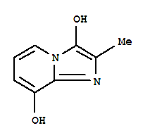 (9ci)-2-甲基-咪唑并[1,2-a]吡啶-3,8-二醇结构式_769090-82-6结构式