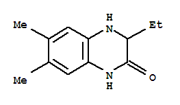 (9ci)-3-乙基-3,4-二氢-6,7-二甲基-2(1H)-喹噁啉酮结构式_769132-58-3结构式