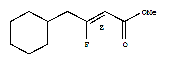 (2z)-(9ci)-4-环己基-3-氟-2-丁烯酸甲酯结构式_769133-36-0结构式