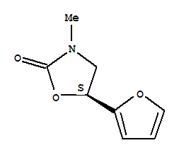 (5s)-(9ci)-5-(2-呋喃)-3-甲基-2-噁唑烷酮结构式_769140-93-4结构式