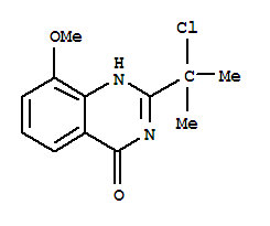 (9ci)-2-(1-氯-1-甲基乙基)-8-甲氧基-4(1H)-喹唑啉酮结构式_76983-58-9结构式