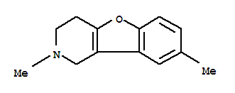 (9ci)-1,2,3,4-四氢-2,8-二甲基-苯并呋喃并[3,2-c]吡啶结构式_769859-75-8结构式