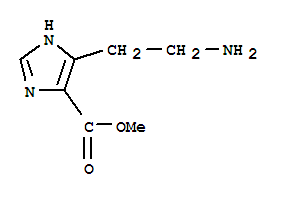 (9ci)-5-(2-氨基乙基)-1H-咪唑-4-羧酸甲酯结构式_769888-03-1结构式