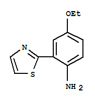 (9ci)-4-乙氧基-2-(2-噻唑)-苯胺结构式_769922-05-6结构式