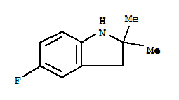 (9ci)-5-氟-2,3-二氢-2,2-二甲基-1H-吲哚结构式_769965-87-9结构式