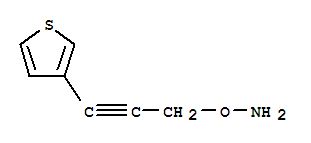 (9ci)-o-[3-(3-噻吩)-2-丙炔]-羟胺结构式_770683-20-0结构式