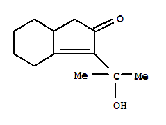 (9ci)-3,3a,4,5,6,7-六氢-1-(1-羟基-1-甲基乙基)-2H-茚-2-酮结构式_770735-85-8结构式