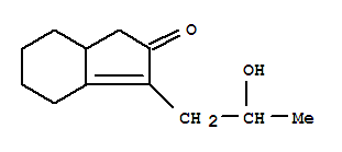(9ci)-3,3a,4,5,6,7-六氢-1-(2-羟基丙基)-2H-茚-2-酮结构式_770735-87-0结构式