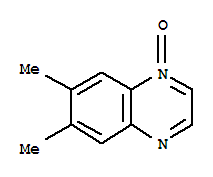 6,7-二甲基-喹噁啉 1-氧化物结构式_77093-89-1结构式 6,7-二甲基-喹噁啉 1-氧化物结构式_77093-89-1结构式