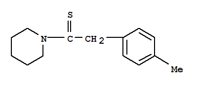 (9ci)-1-[2-(4-甲基苯基)-1-硫氧代乙基]-哌啶结构式_77129-74-9结构式