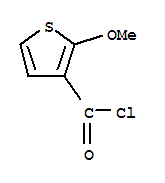 (9ci)-2-甲氧基-3-噻吩羰酰氯结构式_77133-29-0结构式
