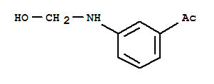 (9ci)-1-[3-[(羟基甲基)氨基]苯基]-乙酮结构式_771421-67-1结构式