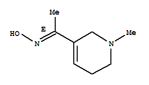 (e)-(9ci)-1-(1,2,5,6-四氢-1-甲基-3-吡啶)-乙酮肟结构式_771444-53-2结构式