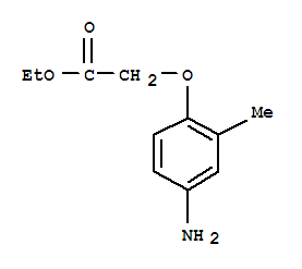 (9ci)-(4-氨基-2-甲基苯氧基)-乙酸乙酯结构式_771457-99-9结构式