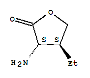 (3s,4s)-(9ci)-3-氨基-4-乙基二氢-2(3H)-呋喃酮结构式_771467-22-2结构式
