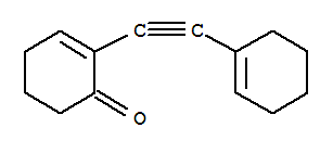 (9ci)-2-(1-环己烯-1-基乙炔)-2-环己烯-1-酮结构式_771477-47-5结构式