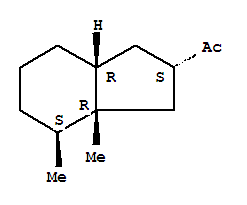rel-(9ci)-1-[(2r,3as,4r,7as)-八氢-3a,4-二甲基-1H-茚-2-基]-乙酮结构式_771533-73-4结构式